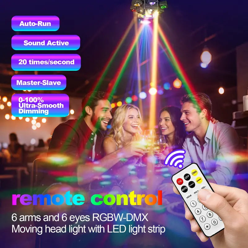 🎤 Professional Moving Head Stage Light for DJ, Party & Event Lighting ✨
