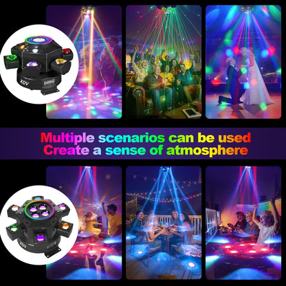 🎤 Professional Moving Head Stage Light for DJ, Party & Event Lighting ✨